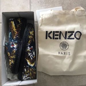Kenzo 9.9/10 new classic Tiger Espadrilles